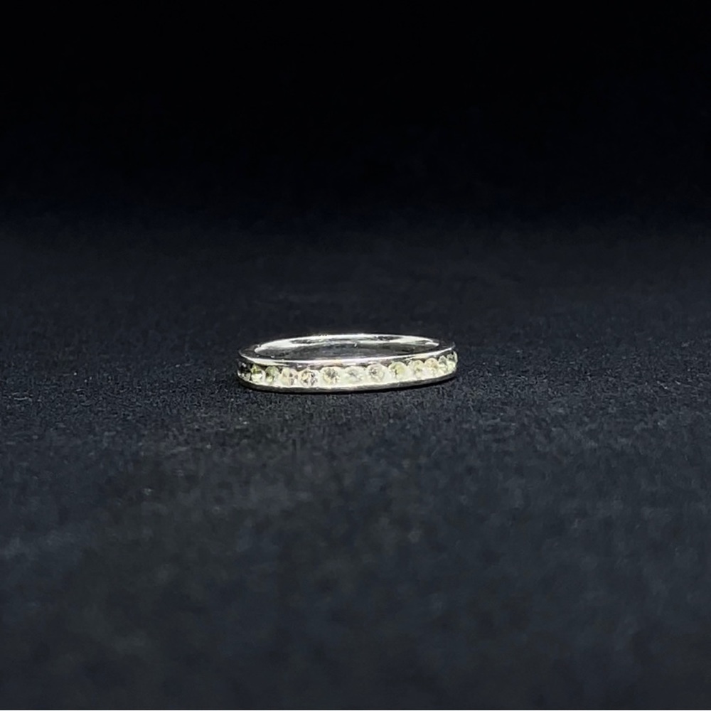 STERLING SILVER RING WITH STONES